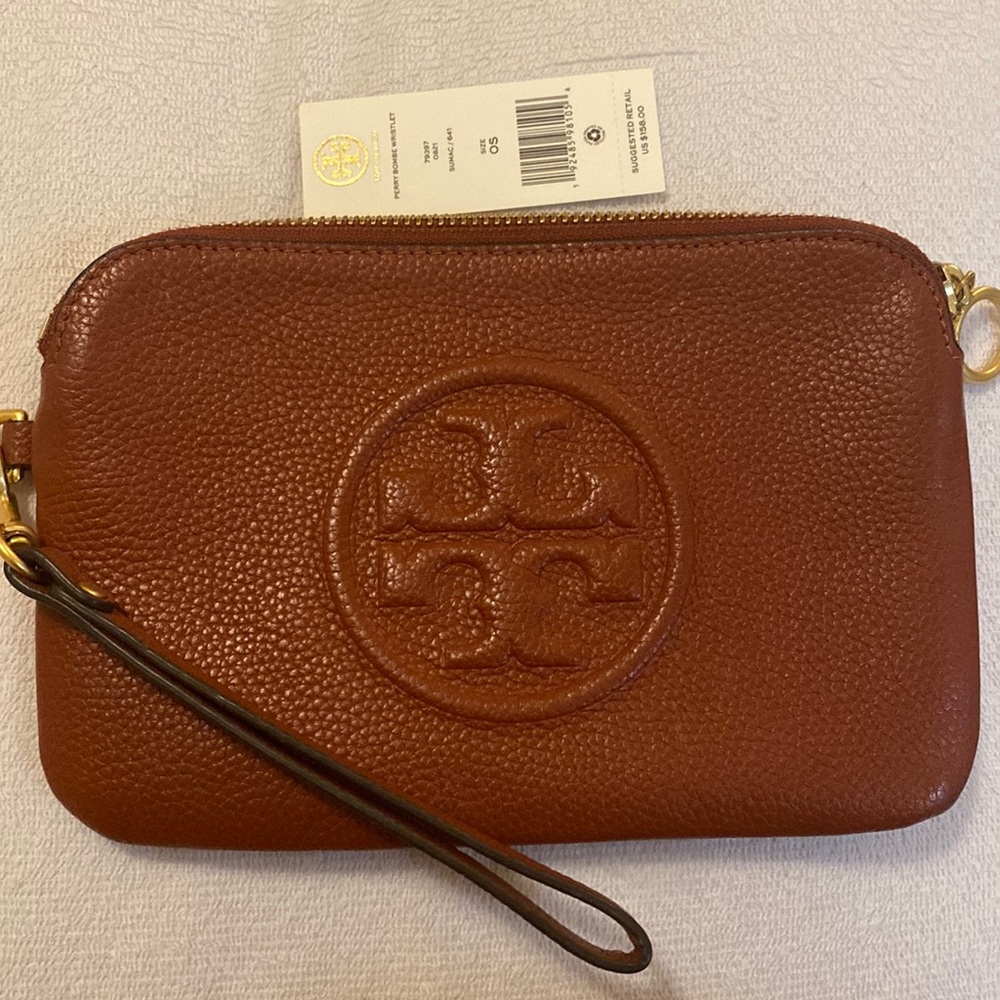 Tory Burch perry bombe wristlet